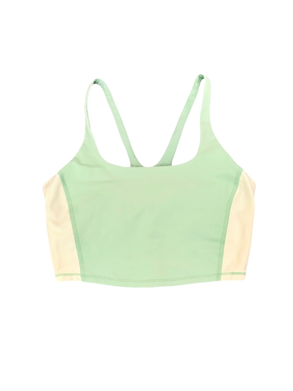 NWOT ALL IN MOTION GREEN TWO-TONE LINED SPORTS BRA // SIZE XS💚